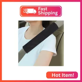 Amooca Jd-s001-26 Automotive Seat Belt Cover Soft Suede Universal Fit Seatbelt Shoulder Pad