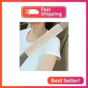 Amooca Jd-s002-26 Automotive Seat Belt Cover Soft Suede Universal Fit Seatbelt Shoulder Pad