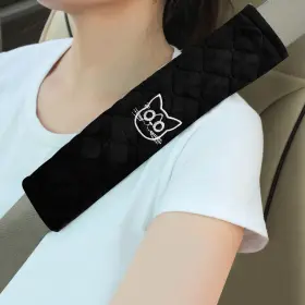 JD069-CAT AMOOCA Auto Seat Belt Cover Seatbelt Pad Cushions
