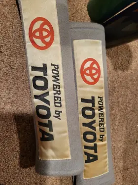 SP071 BDA Car Seat Belt Cover Pads X2 Toyota