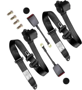724766822026 BEDKISS Pack Point Seat Belt Pads Lap Set Go