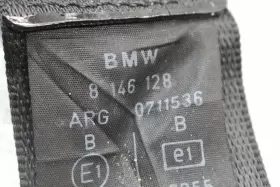 8146128 BMW Rear Lap Seat Belt Buckle Latch Receiver E36 #3