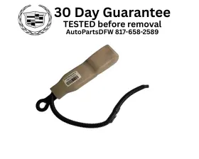Cadillac 1580465223915 2006-2011 Dts Front Left Driver Seat Belt Buckle Receiver Tan Oem