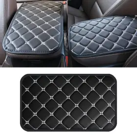 Couslcd Couslcd-fs02 Car Center Console Cushion Pad 12.6 X 7.5 Inches Black/white