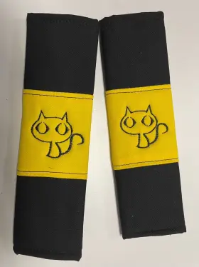 SBC-CO26I41-CAT26 DESIGNCOVERS Seat Belt Covers Cat Design