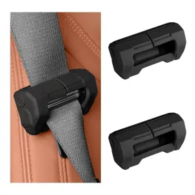 Dxnq Dxnq-4147cs 2pcs Car Seat Belt Buckle Covers Anti-scratch Silicone Auto Black Dxnq Dxnq-4147cs 2pcs Car Seat Belt Buckle Covers Anti-scratch Silicone Auto Black