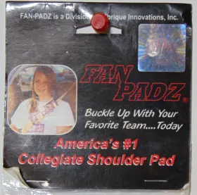 CLEM-045F FAN PADZ Clemson Tigers Seatbelt Pad Collegiate #3