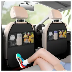 Figpade Dian-2410 2pcs Back Seat Cover For 25.98 17.32 0.20 Inch Black