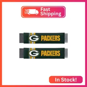 71316 FREMONT DIE Nfl Bay Packers Seat Belt Pads Rally