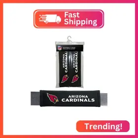 Fremont Die 96722b Nfl Arizona Cardinals Seat Belt Pad Pack Of 2