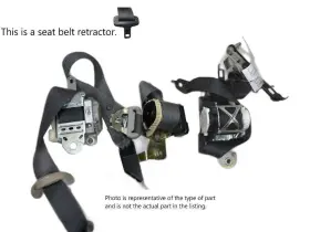 210-10867 JAGUAR Seat Belt Front Driver Retractor Xf