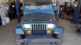 212.AM8195 JEEP Yj Driver Left Rear Seat Belt Retractor #2