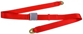 Jegs 70136 2-point Non-retractable Seat Belt Length 74 Inch Width 1 7/8
