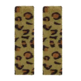 QP-JX-607-BW-GR JINXU Leopard Print Seat Belt Covers Car