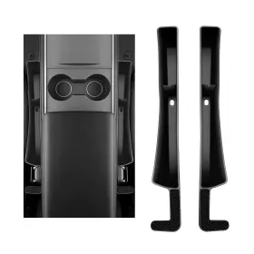Kvaey Kvaey-3413cs 2pcs Car Seat Gap Filler Automotive Organizer Fill The Black