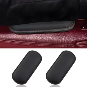 Lainloy Lainloy-lnoy-384 2pcs Car Elbow Pads Memory Foam Center Console 7.15 X 3.2 Inches Black