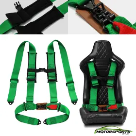 SB-JBR-3-4PT-GREEN-2PC MODIFYSTREET Car Auto Racing Sport