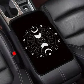 Mokiwala 10086 Universal Armrest Cover Pad Car Center Console Cushion Sunmoon