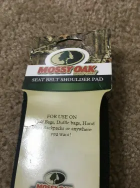 DCO4002 MOSSY OAK Up Infinity Camo Seatbelt Pad Camouflage #2