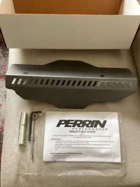 082611 PERRIN Belt Pulley Cover Wrx Subaru
