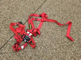 SH.015.17-T-6 PORSCHE SCHROTH RACING BUCKET SEAT BELT HARNESS
