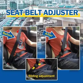 738874753370 QIJK Seat Belt Clip Adjuster Car Strap Reduce Ir #3