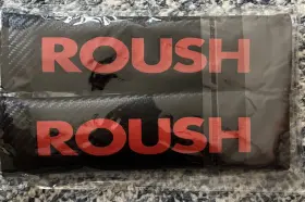 331615136503 ROUSH Carbon Fiber Car Seat Belt Cover Pad F150