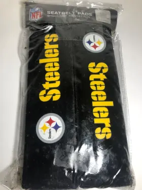 32110 SPORTS LICENSING Steelers Design Seatbelt Pads Rally