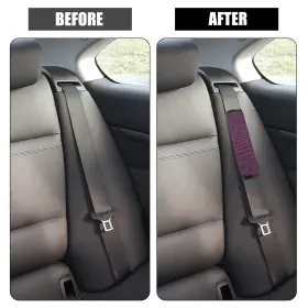 726215672299 UAUTO1 Car Seat Belt Protector Pads Strap Covers #3