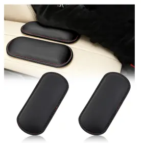 Vkqts Dian-0716 2pcs Car Arm Rest Cover Pad Comfortable 7.24 3.22 1.05 Inch Style 2