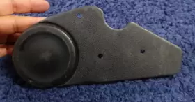191881477 VOLKSWAGEN Left Outer Hinge Cover MK1 Vw Cabriolet