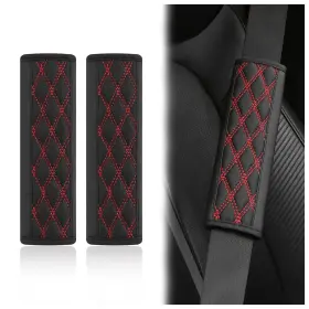 TAO-2801 WEDFISH Car Seat Belt Cover Padsleather Seatbelt Nec