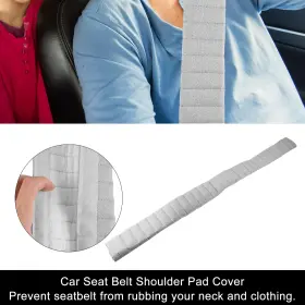 734301653565 X-AUTOHAUX Car Interior Seat Belt Pad Cover Neck
