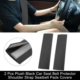 746453325429 X-AUTOHAUX Felt Car Seat Belt Protector Pads