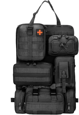 120853208ZJY ZJYUFY Tactical Car Seat Organizer Bag Molle
