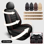 Leather Seat Covers Full Set 2/5 Seats Front Rear Split Headrest For Gmc Canyon. Fixed Price $88.83.