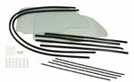 Empi One-piece Window Kits W/snap-in Scrapers For Vw Bug 1965-later #9783. Fixed Price $435.95.