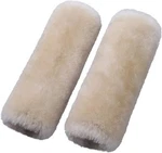 Ogland 2 Pack Automotive Authentic Sheepskin Car Seat Belt Pads, Soft Shoulder. Fixed Price $30.31.