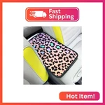 Adastrah Pink Gradient Leopard Auto Center Console Pad,car Armrest Pad Car Armre. Fixed Price $11.34.