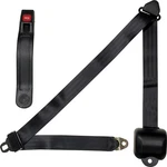 Allstar Performance All98115 Retractable 3pt Black Seat Belt. Fixed Price $104.74.