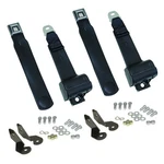 Empi Black 2 Point Retractable Seat Belt W/mounting Hardware - Pair 3847. Fixed Price $168.80.