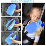 Fioday Seatbelt Covers For Kids, Seat Belt Pillow, Blue Salamander. Fixed Price $19.99.