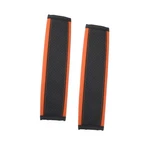 2 Pcs Seat Belt Shoulder Pad Faux Leather Car Neck Mat Black Orange New. Fixed Price $24.99.