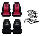 Car Seat Covers Fits A 1994 To 2004 Ford Mustang -tribal Horse. Fixed Price $89.99.