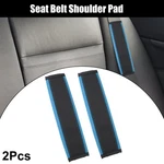 2pcs Universal Seat Belt Shoulder Pad Faux Leather Car Neck Mat Black Blue. Fixed Price $11.65.