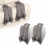 Atfivoy 2pcs Car Headrest Hooks With Premium Leather, Classic Gray. Fixed Price $17.84.
