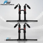 4 Point Racing Seat Buckle Belt 3" Nylon W/heavy Duty Shoulder Pads Bk 2pcs. Fixed Price $100.99.