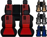 Front Rear Seat Covers Fits 2007 To 2018 Jeep Wrangler Jk 4 Door American Flag. Fixed Price $156.39.