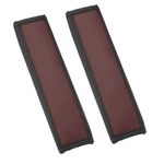 2pcs Universal Car Seat Belt Shoulder Pad Faux Leather Hole Black Wine Red. Fixed Price $16.05.