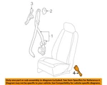 Gm Oem 06-09 Cobalt Restraint Systems Front Seat Belts-buckle 89026270. Fixed Price $31.73.
